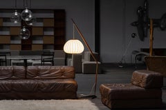 Svend Aage Holm Sorensen fishing pole lamp Denmark 1950