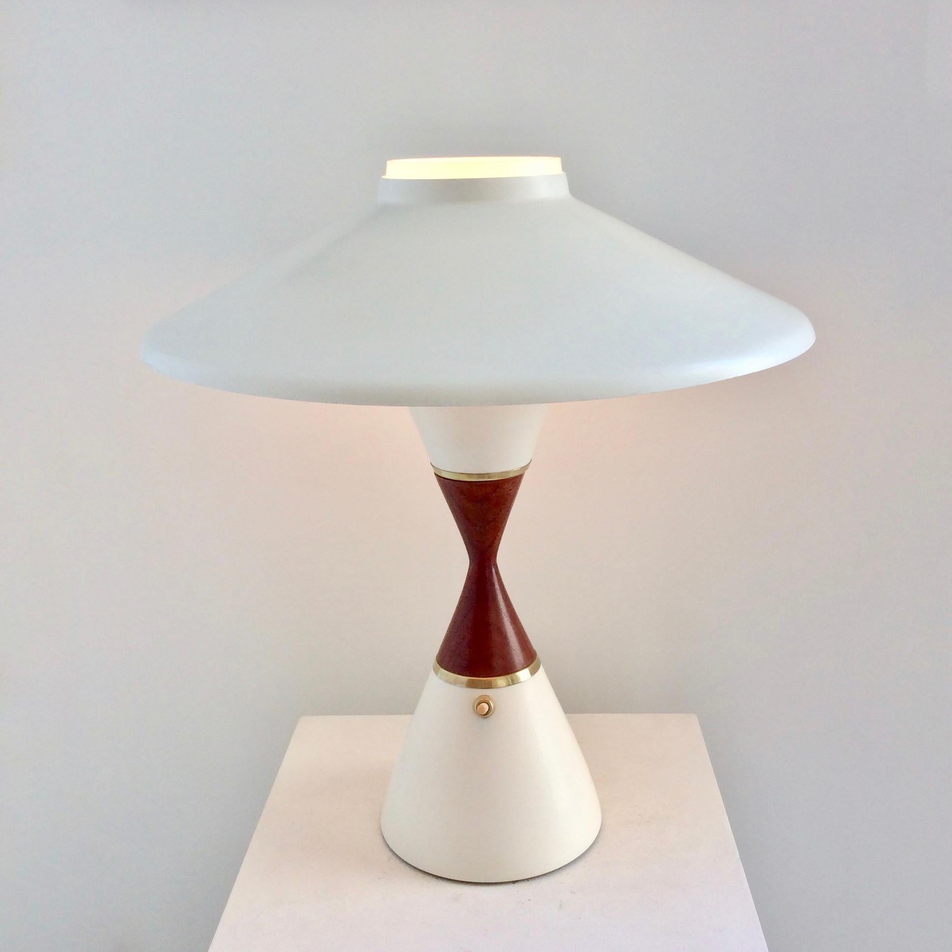 Brass Svend Middelboe Table Lamp for Nordic Solar, circa 1950, Danemark