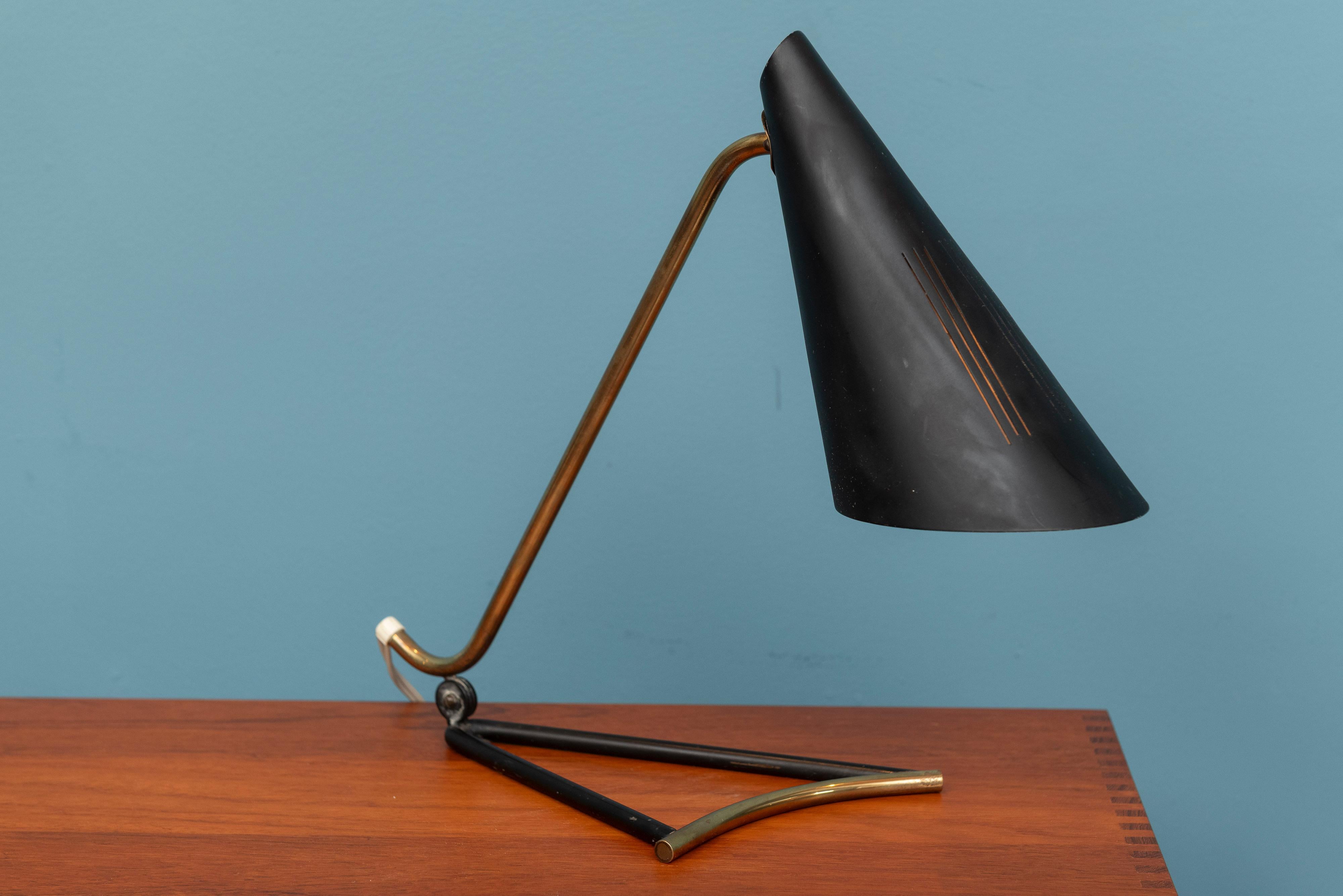 Brass Svend Aage Holm-Sorensen Table Lamp For Sale