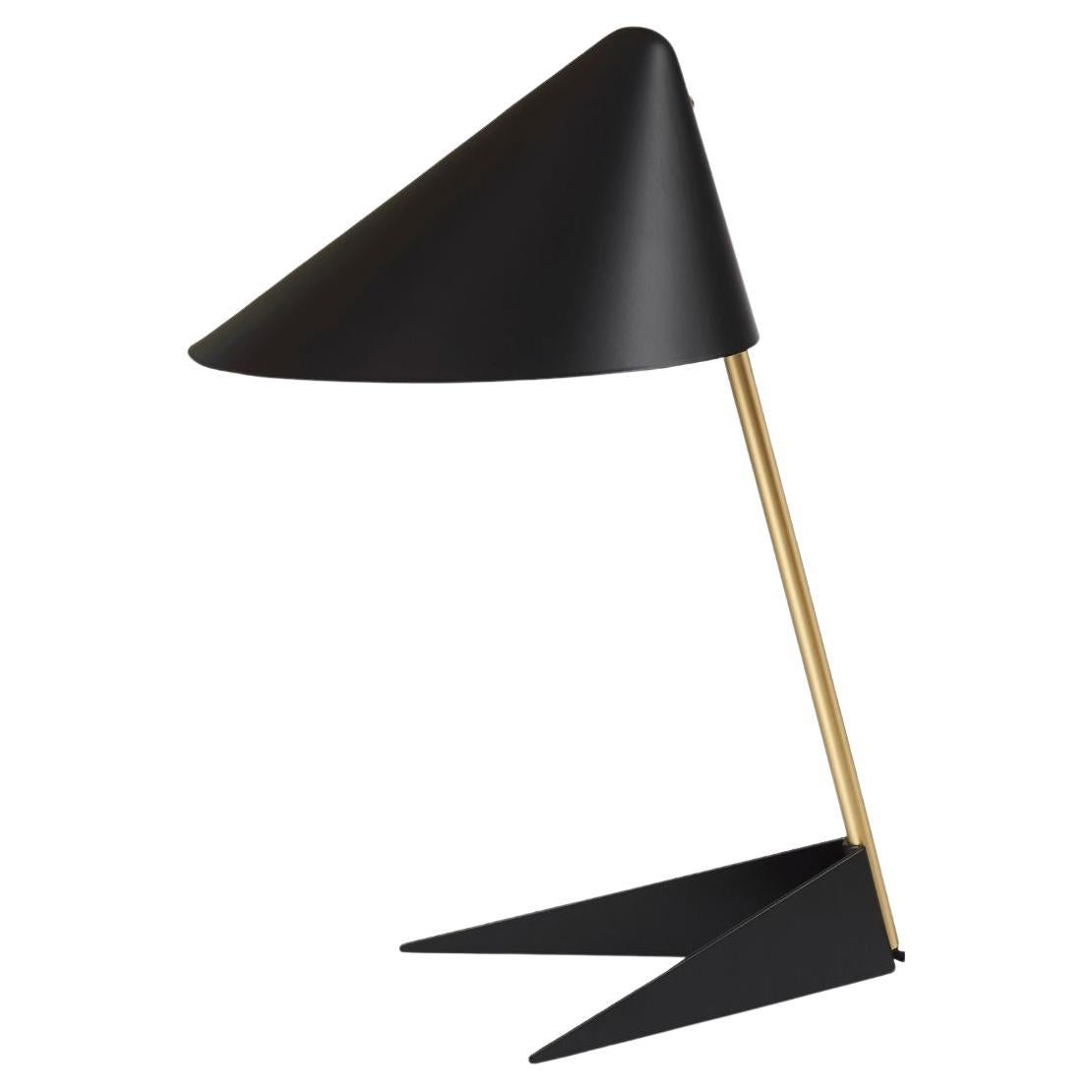 Svend Aage Holm-sørensen 'Ambience' Table Lamp in Brass & Black for Warm Nordic