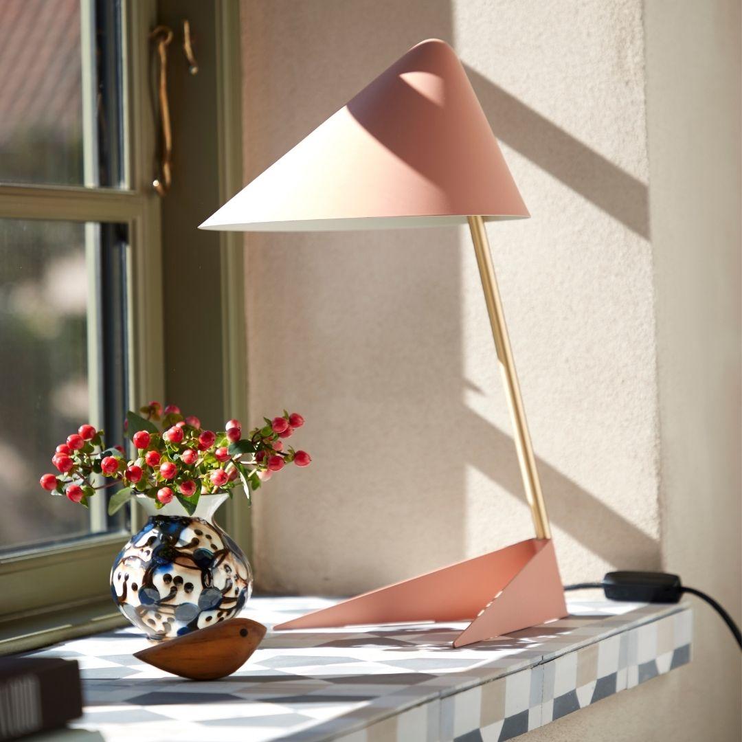 Svend Aage Holm-sørensen 'Ambience' Table Lamp in Brass & White for Warm Nordic 12