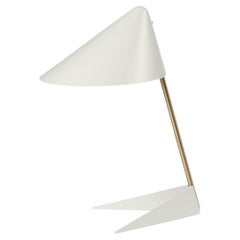 Svend Aage Holm-sørensen 'Ambience' Table Lamp in Brass & White for Warm Nordic