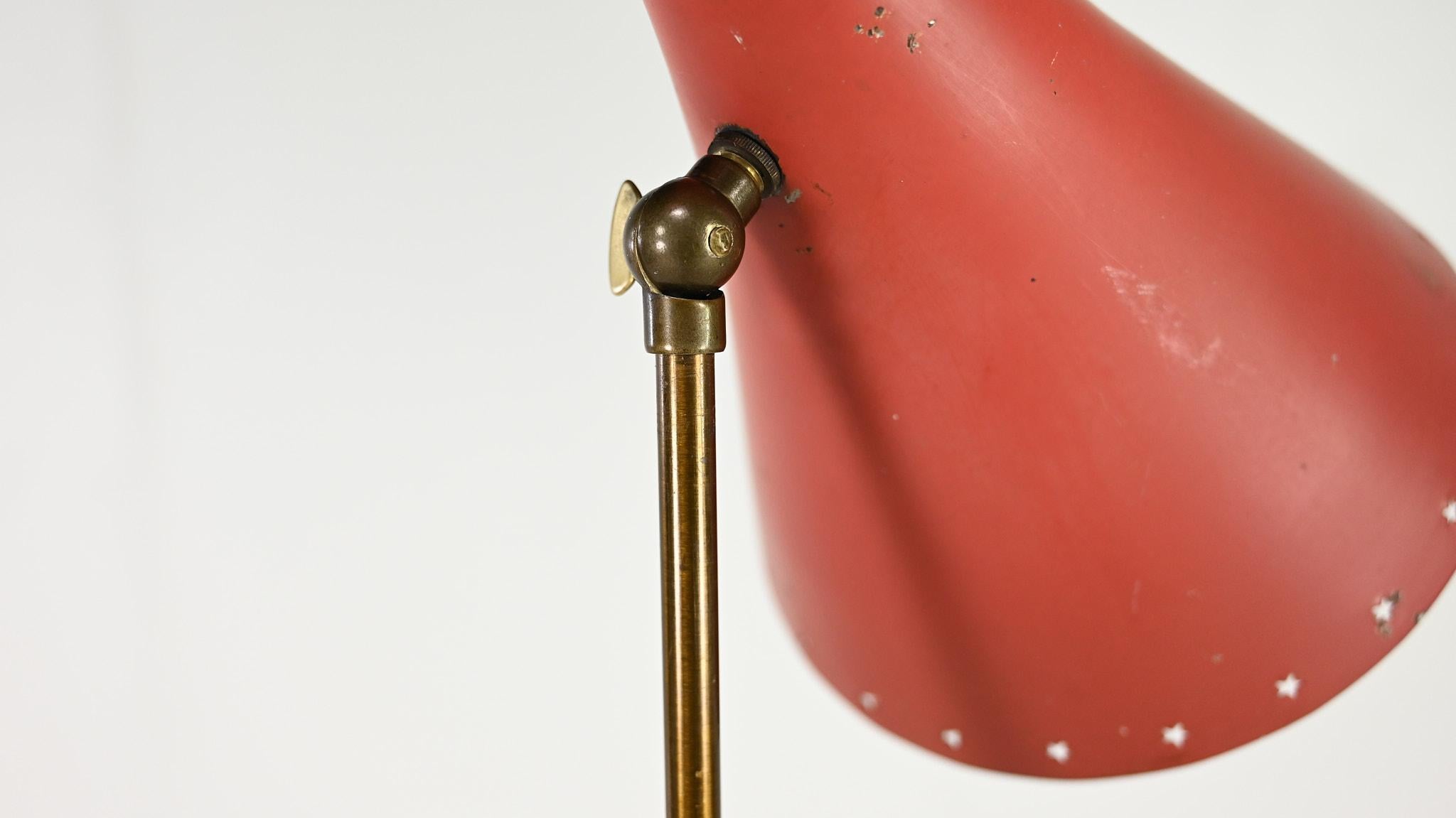 Svend Aage Holm Sørensen (att.) Adjustable Floor Lamp, Denmark C.1950 For Sale 6