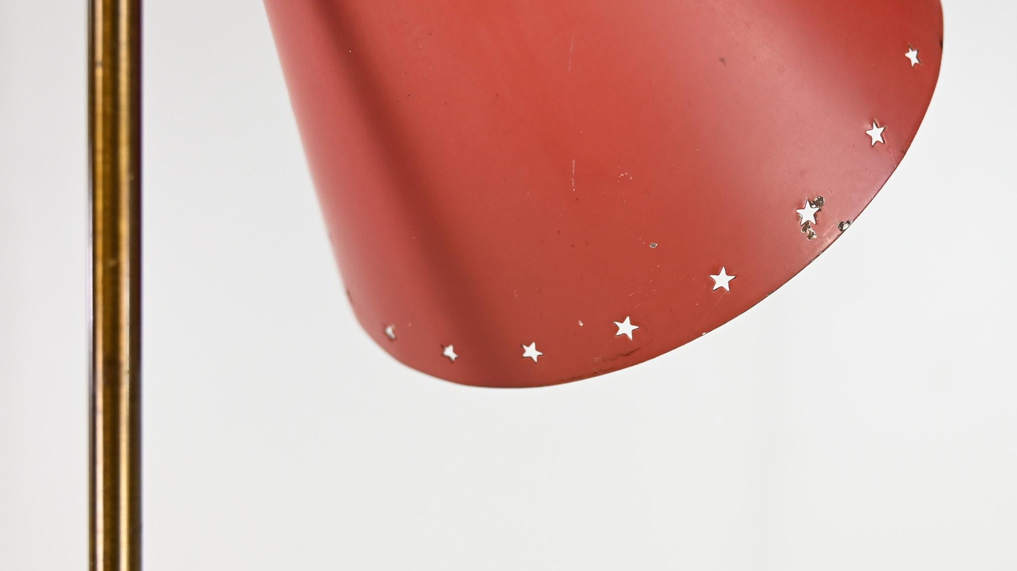 Svend Aage Holm Sørensen (att.) Adjustable Floor Lamp, Denmark C.1950 For Sale 7