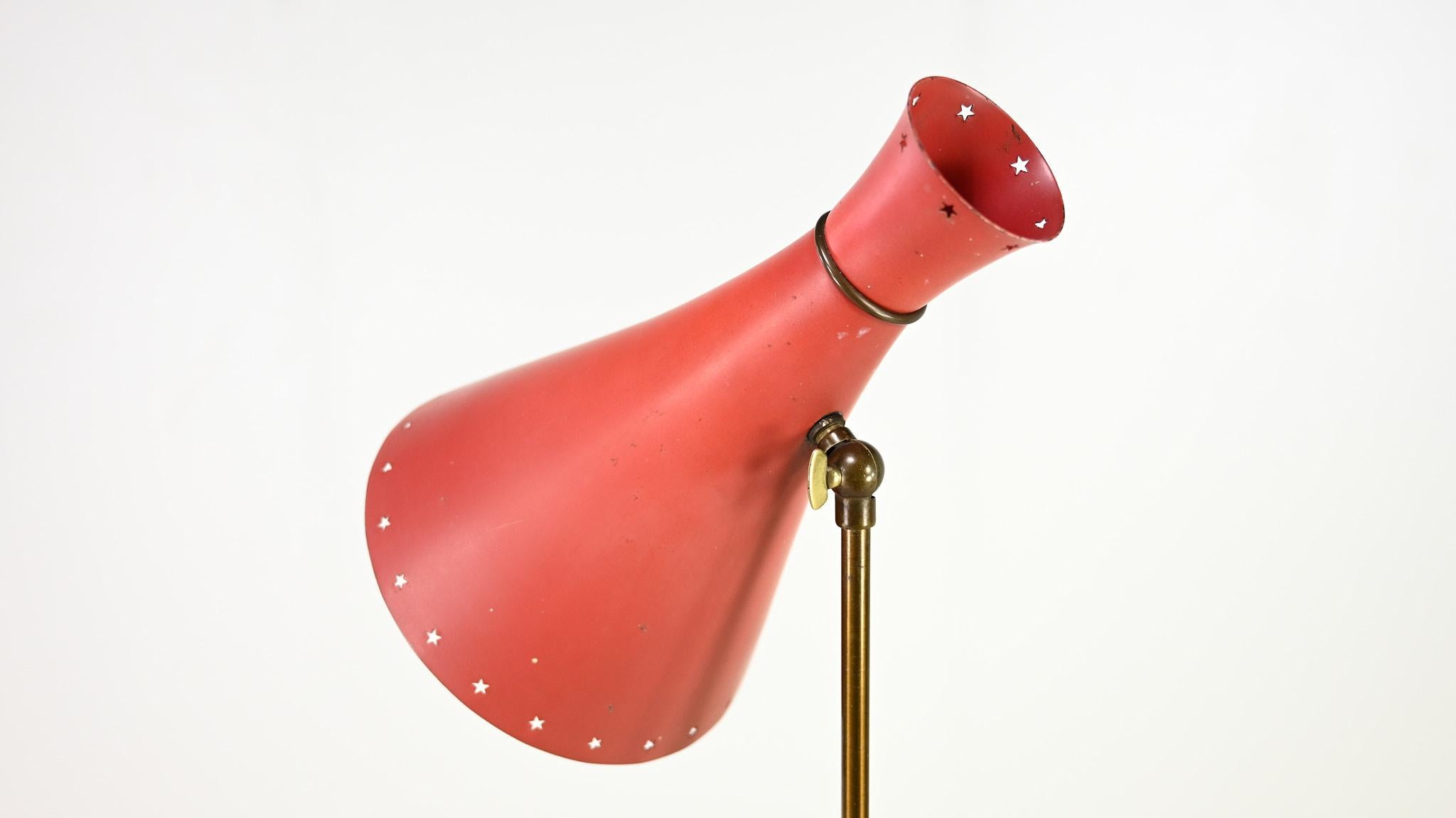 Svend Aage Holm Sørensen (att.) Adjustable Floor Lamp, Denmark C.1950 For Sale 1
