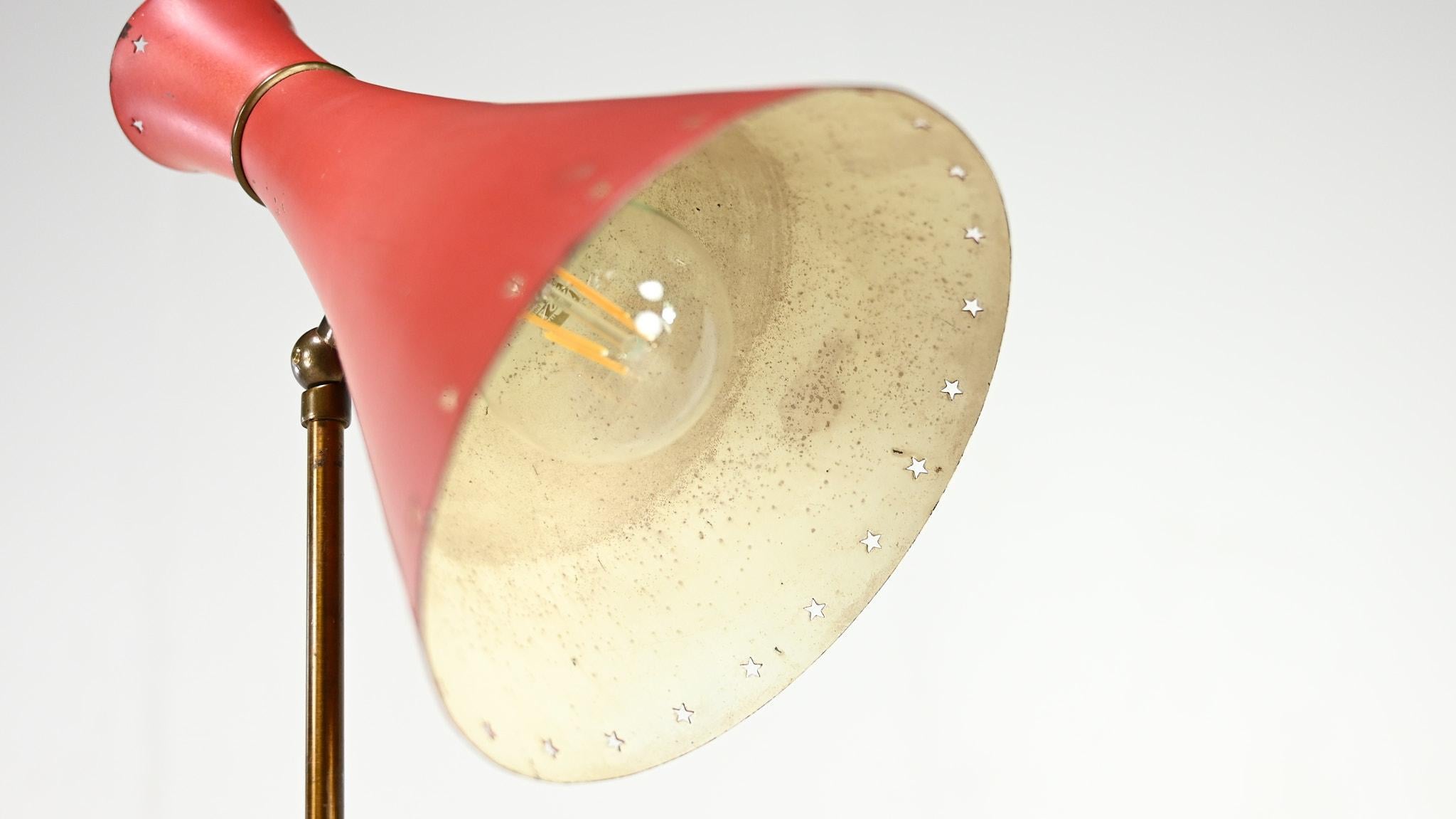 Svend Aage Holm Sørensen (att.) Adjustable Floor Lamp, Denmark C.1950 For Sale 2