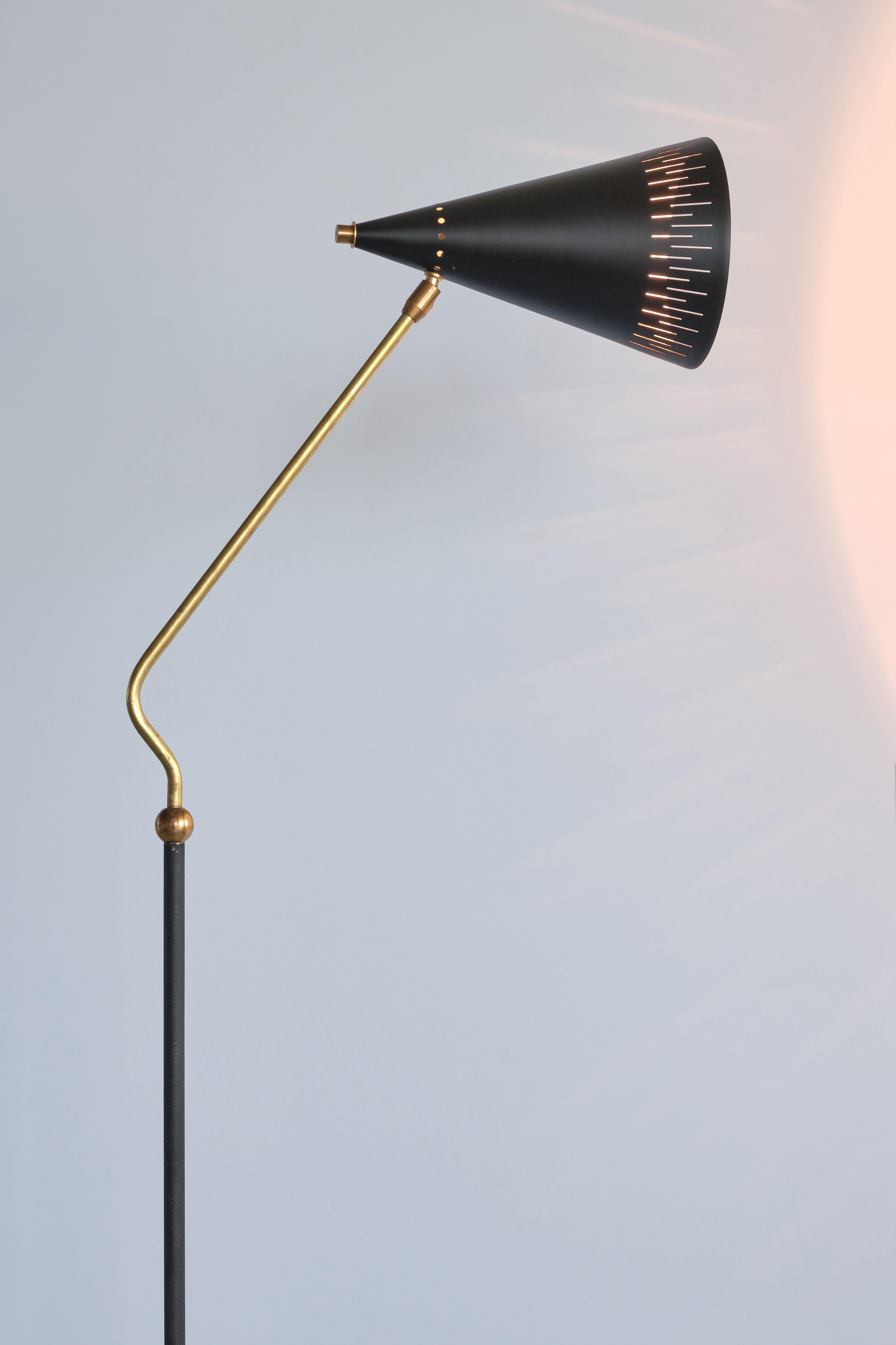 Svend Aage Holm-Sørensen Attributed Floor Lamp, ASEA, Sweden, 1950s For Sale 3
