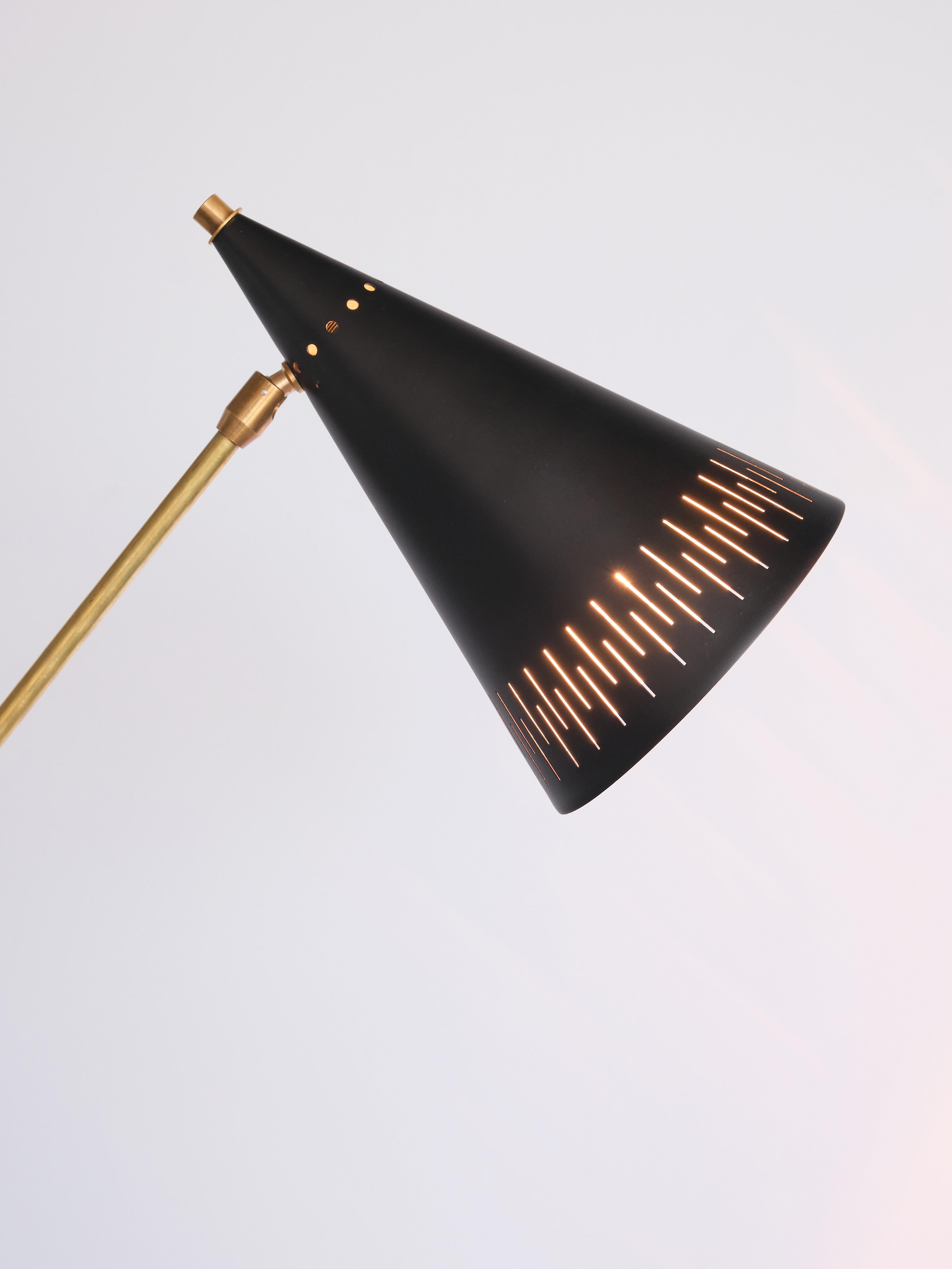 Svend Aage Holm-Sørensen Attributed Floor Lamp, ASEA, Sweden, 1950s For Sale 1