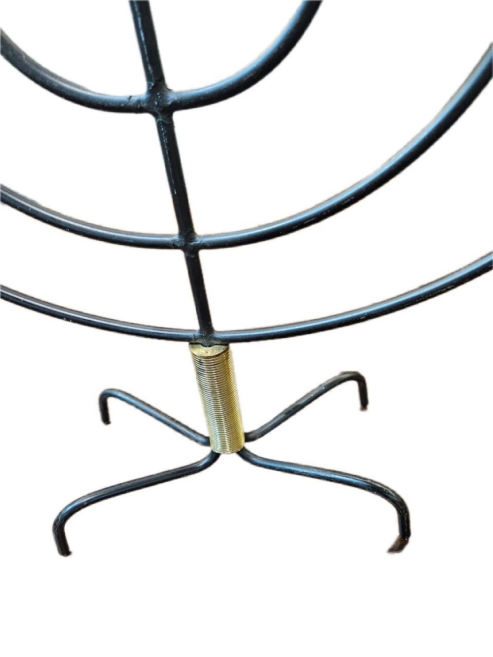 Svend Aage Holm Sørensen - Menorah danese in acciaio e ottone della metà del secolo scorso in vendita 1