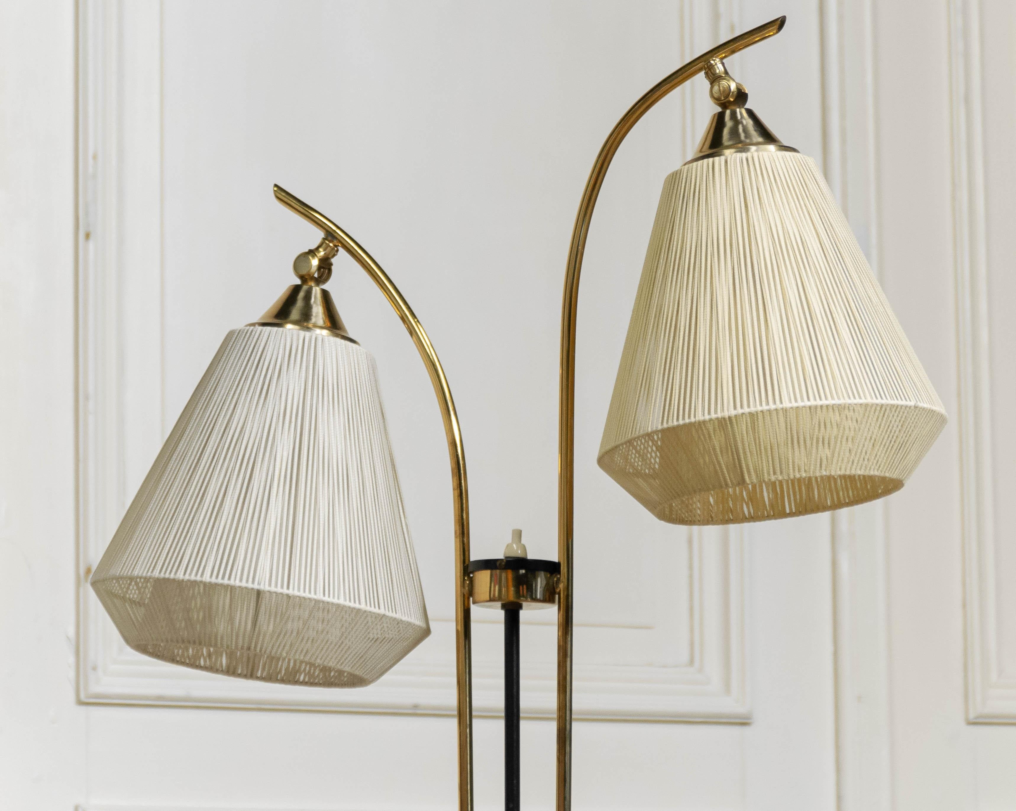 Svend Aage Holm-Sørensen  Stehlampe, Dänemark, 1950er Jahre im Angebot 3