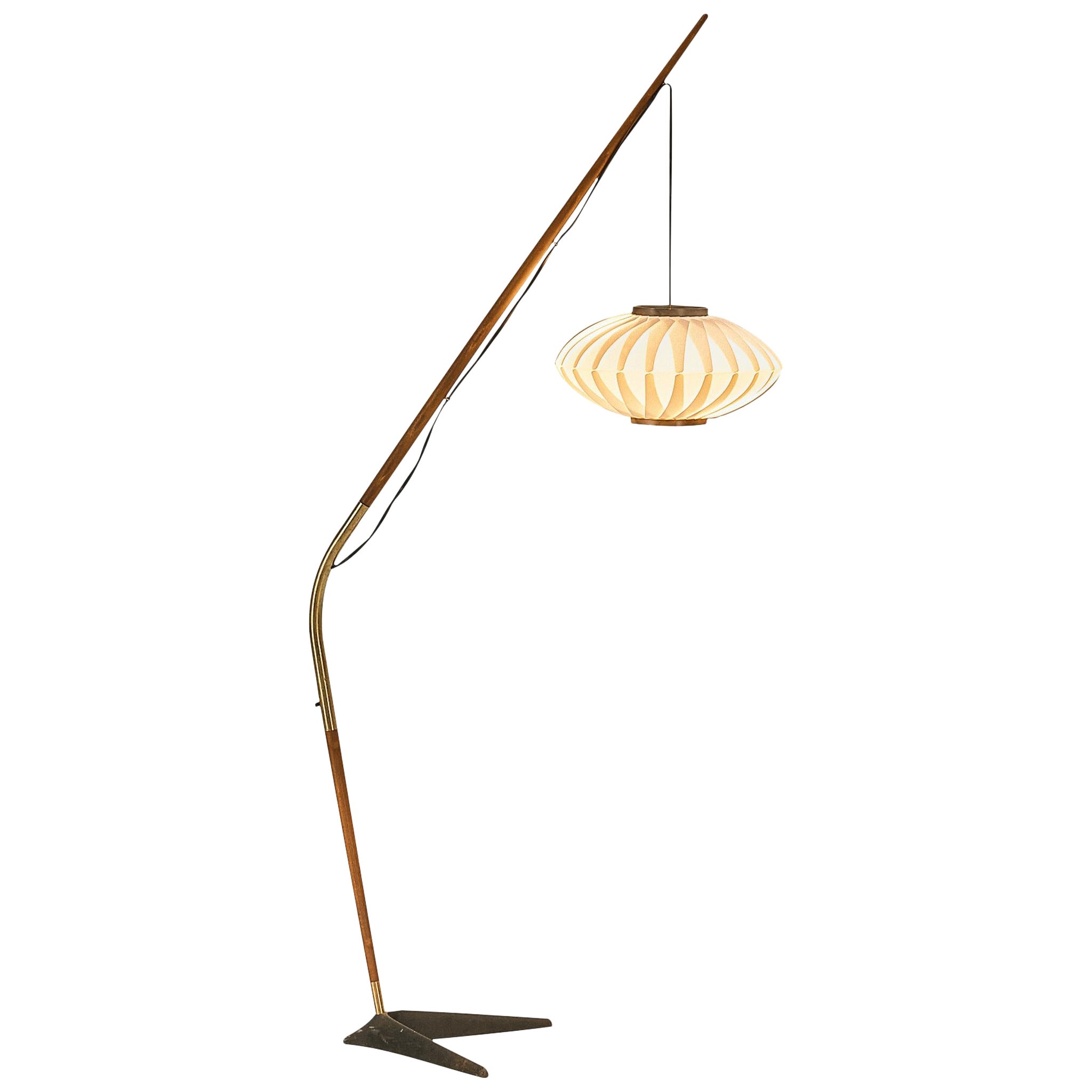 How do you identify an antique floor lamp?