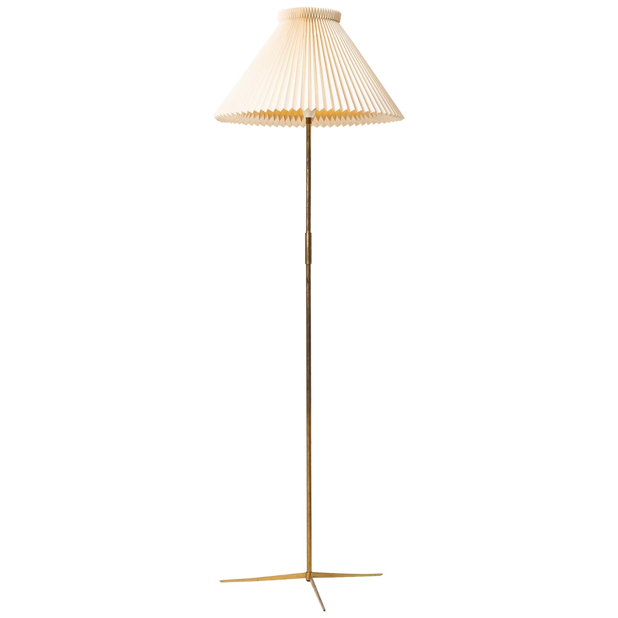 Svend Aage Holm Sørensen Floor Lamp in Brass by Holm Sørensen & Co. in Denmark