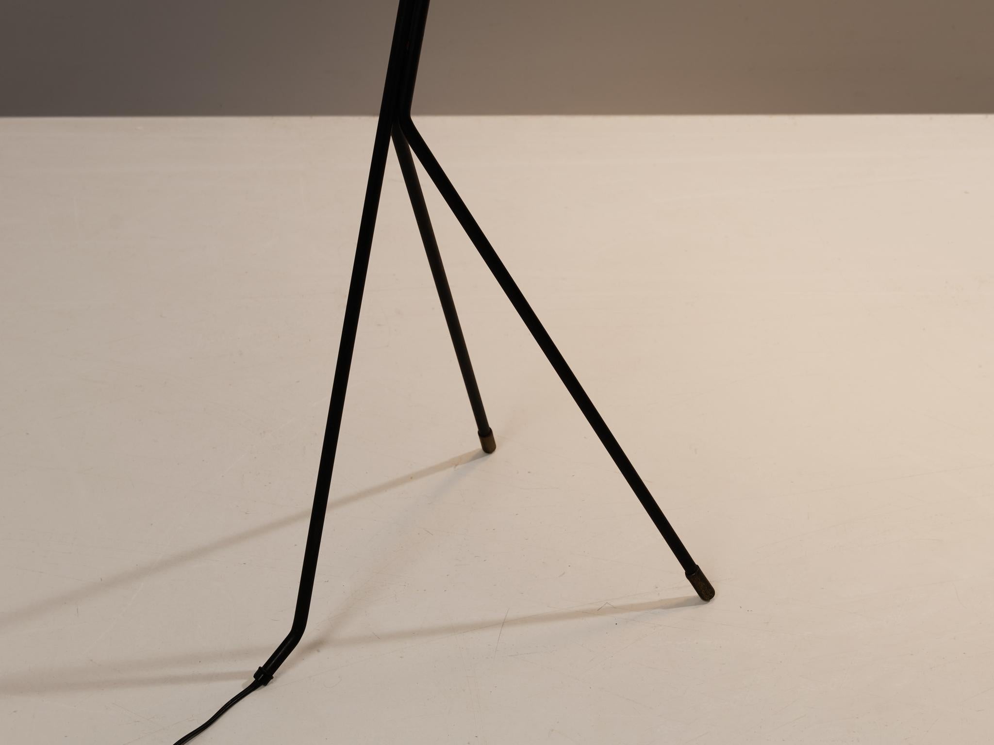 Svend Aage Holm Sørensen Floor Lamp with Perforated Shade 2