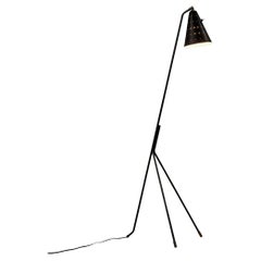Svend Aage Holm Sørensen Floor Lamp with Perforated Shade