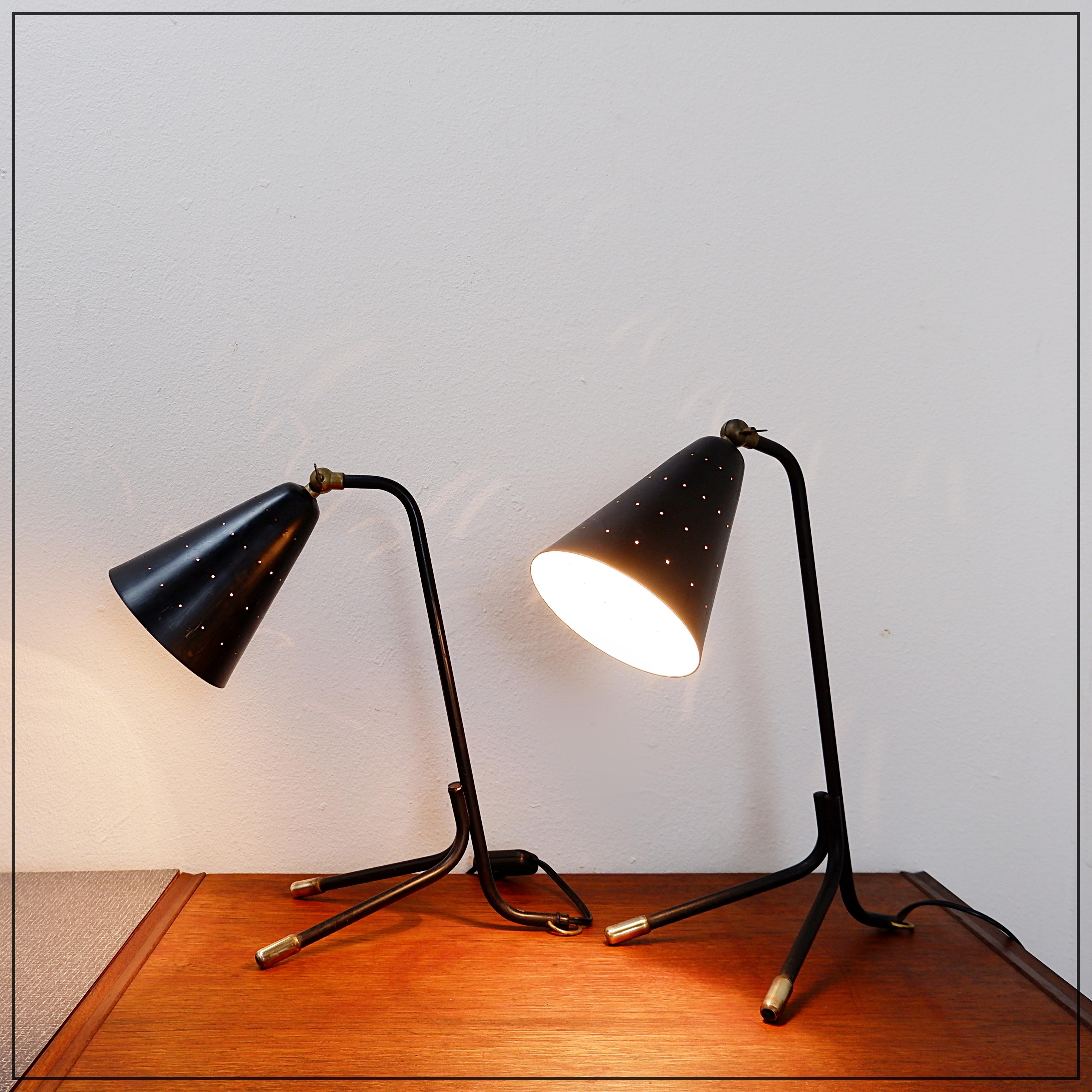 Svend Aage Holm Sørensen pair of lamps Holm Sørensen Edition - 1950s For Sale 12