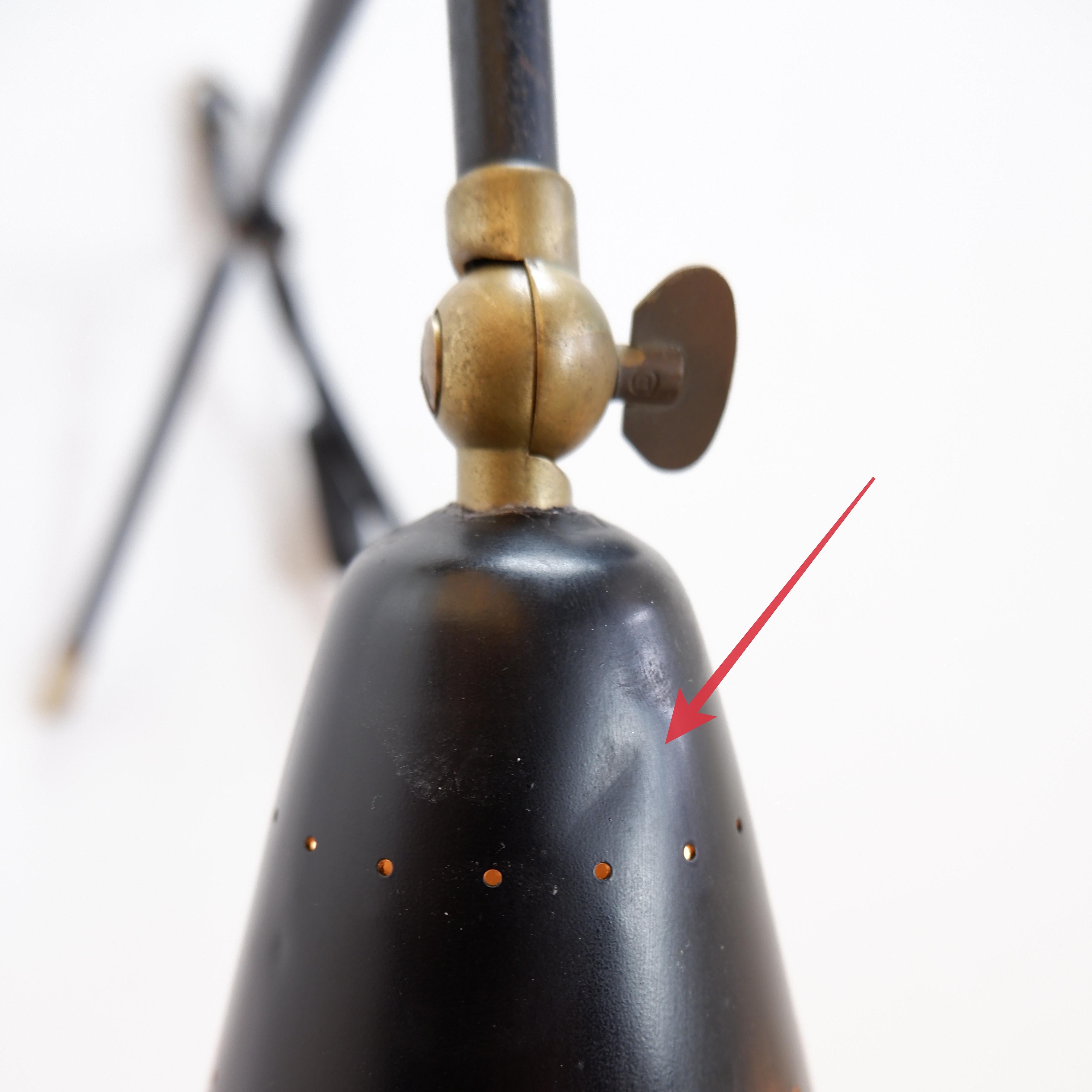 Svend Aage Holm Sørensen pair of lamps Holm Sørensen Edition - 1950s In Good Condition For Sale In Linkebeek, BE