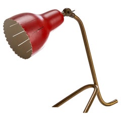 Svend Aage Holm Sørensen, lampe de table, laiton, métal, Danemark, années 1950