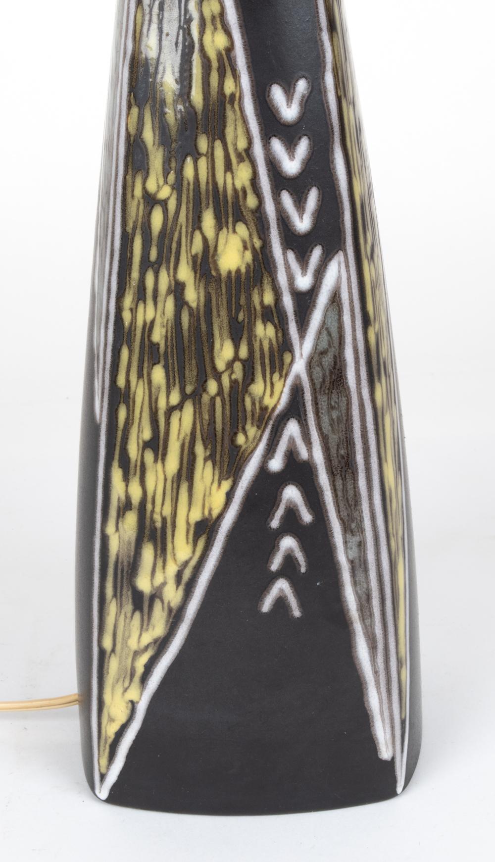 Svend Aage Jensen & Holm Sorensen for Soholm Ceramic Table Lamp In Good Condition In Norwalk, CT