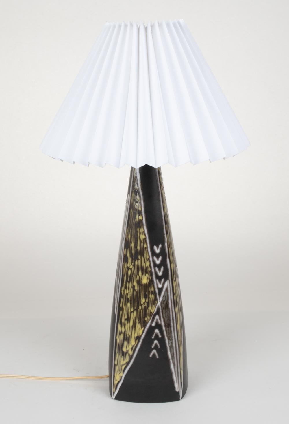 20th Century Svend Aage Jensen & Holm Sorensen for Soholm Ceramic Table Lamp