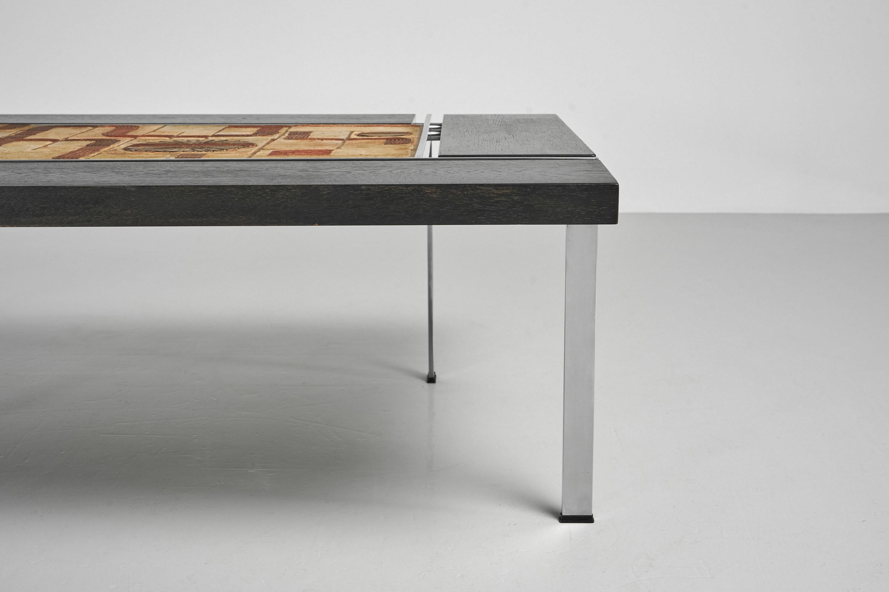 Mid-20th Century Svend Aage Jessen Coffee Table Ryesberg Mobler, Denmark, 1965 For Sale