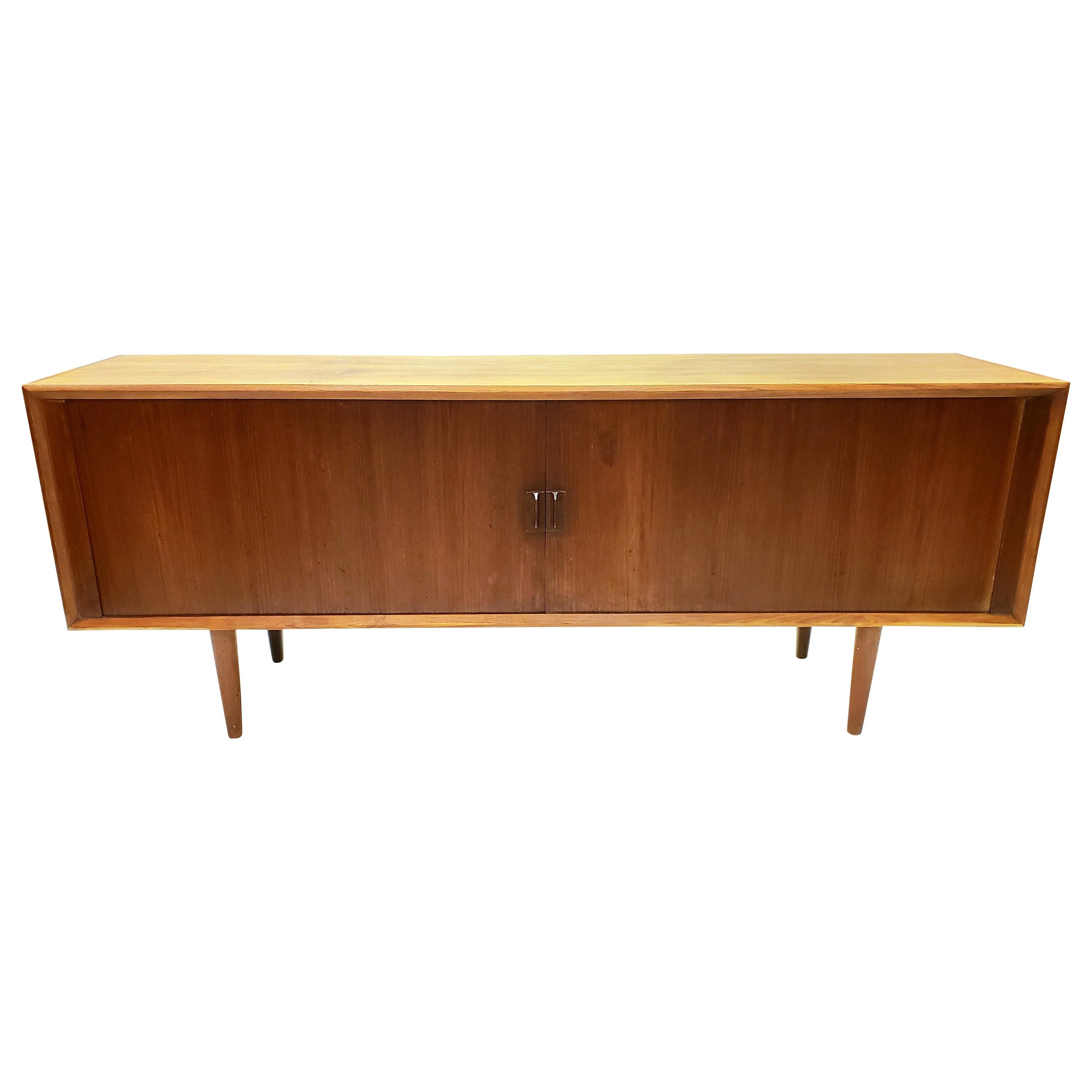 Danish Modern Teak Sideboard Credenza at 1stDibs