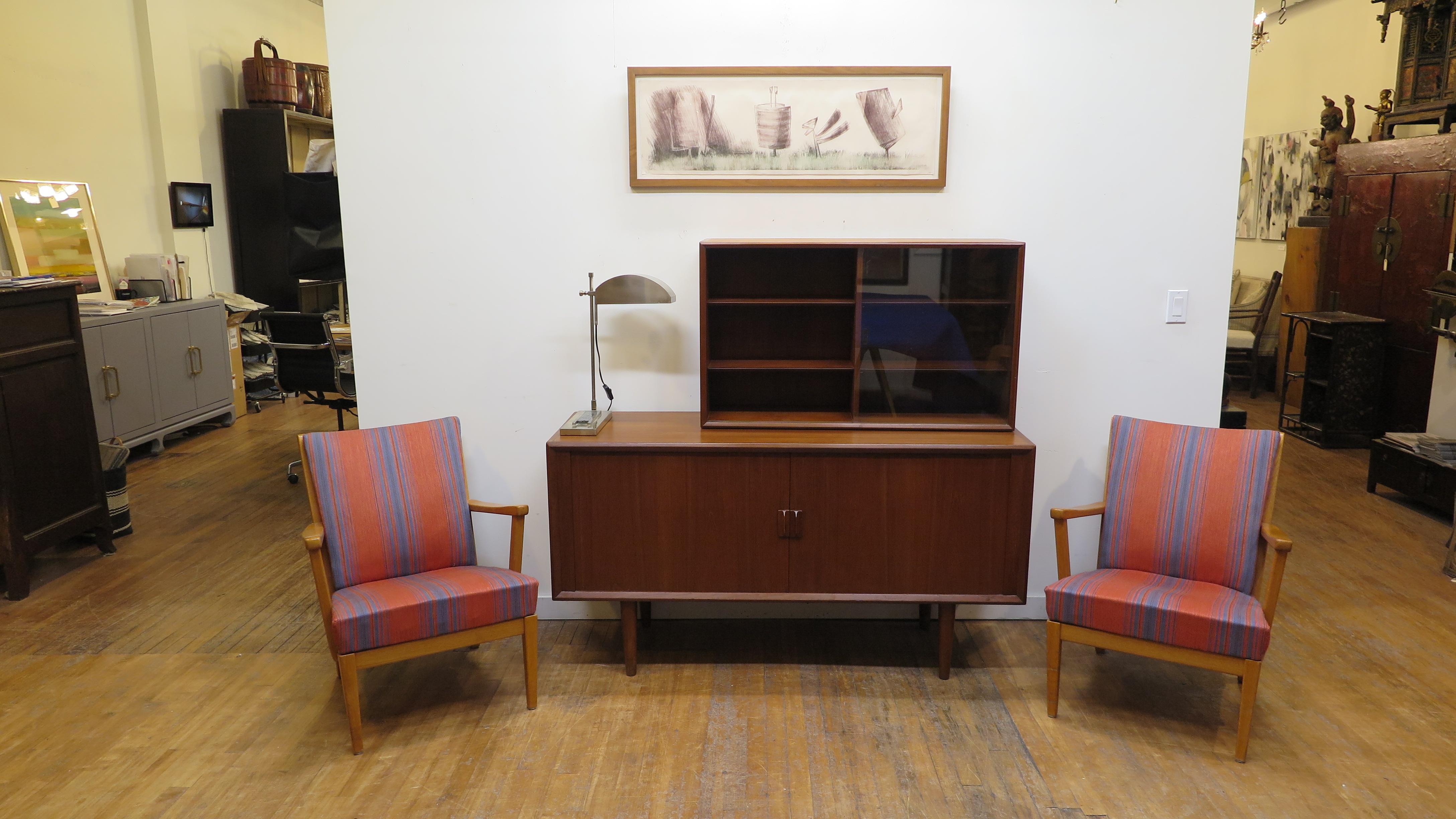 Svend Aage Larsen Mid Century Credenza Sideboard 7