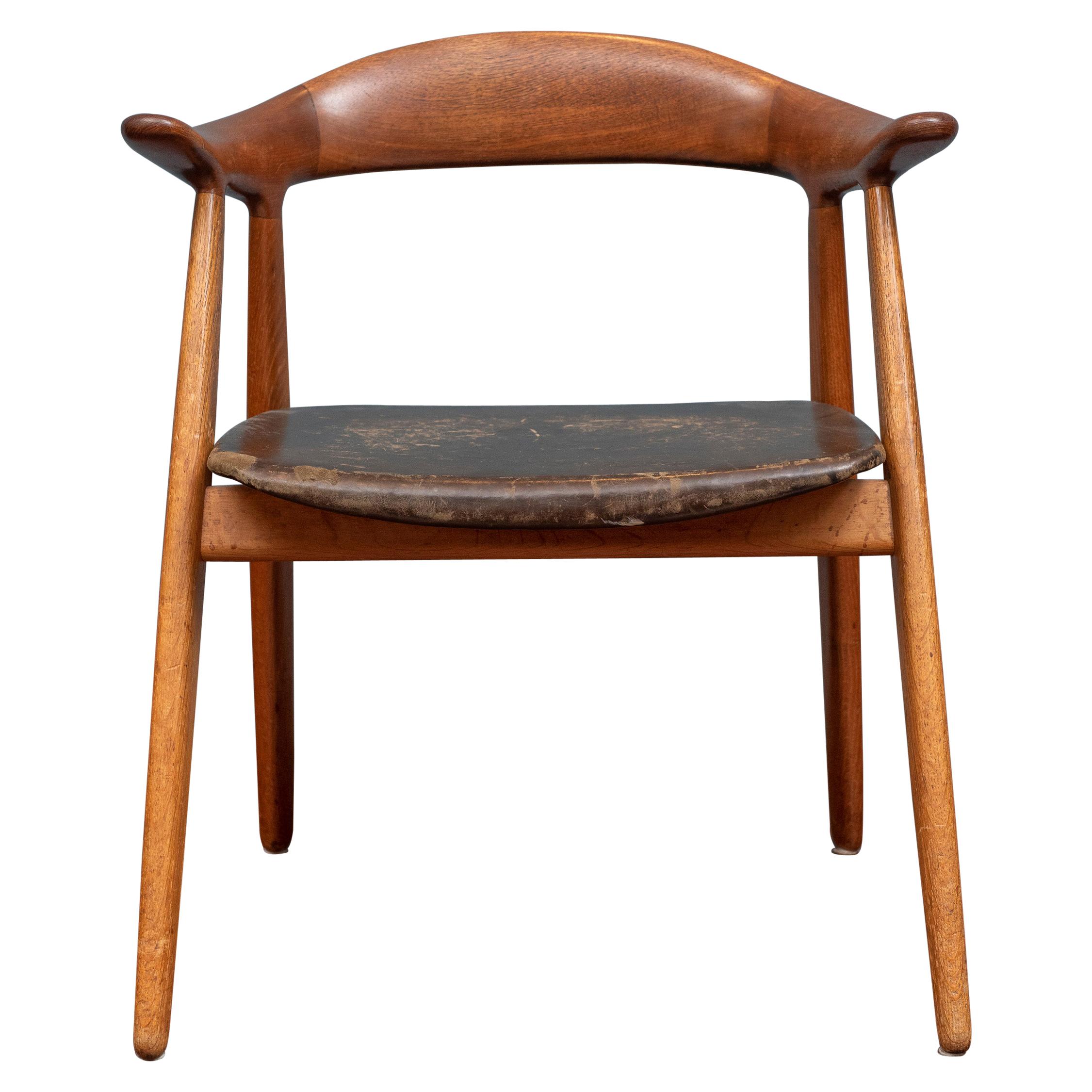 Svend Aage Madsen "Cowhorn" Armchair For Sale
