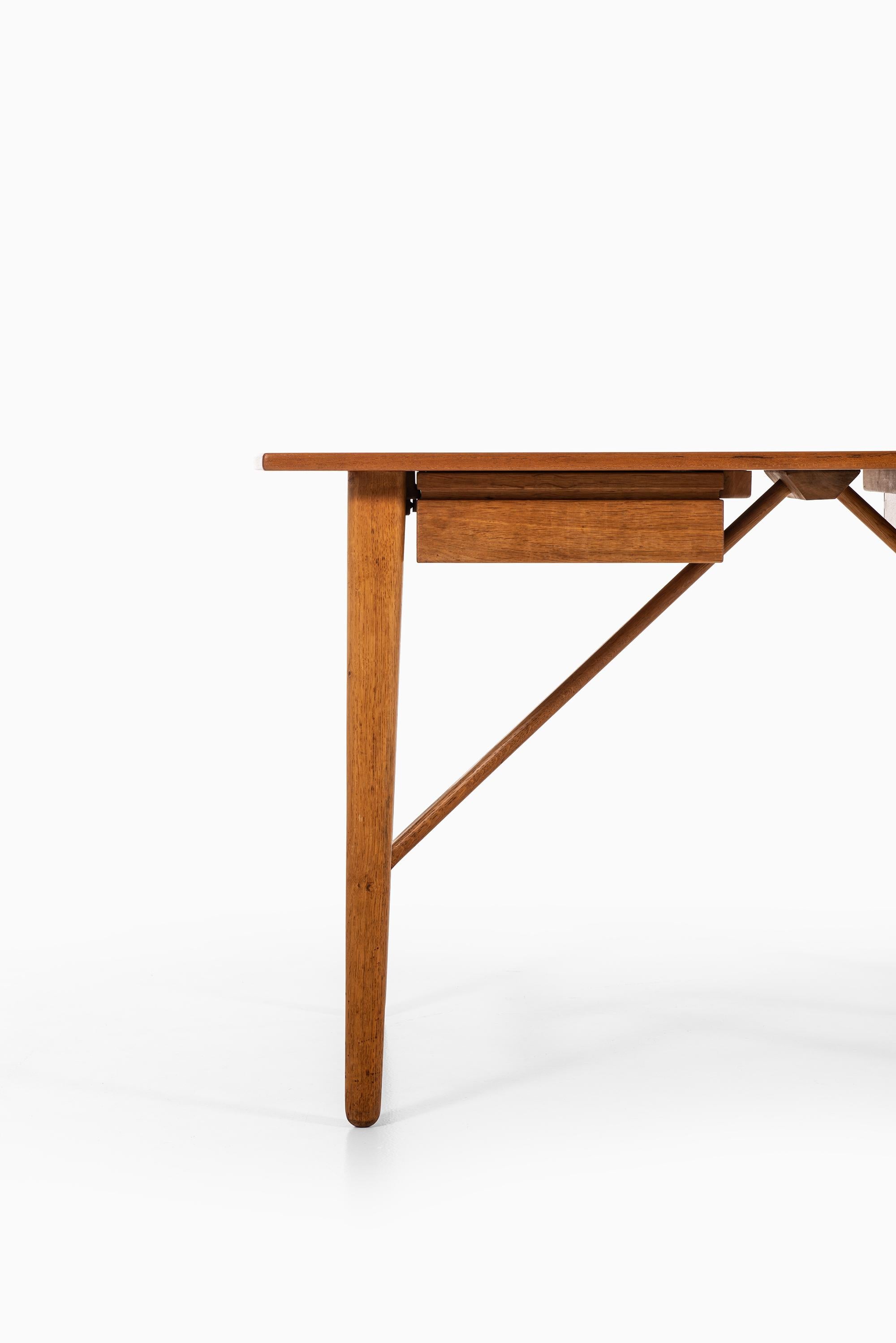 Scandinavian Modern Svend Aage Madsen Desk Produced by K. Knudsen & Søn in Denmark