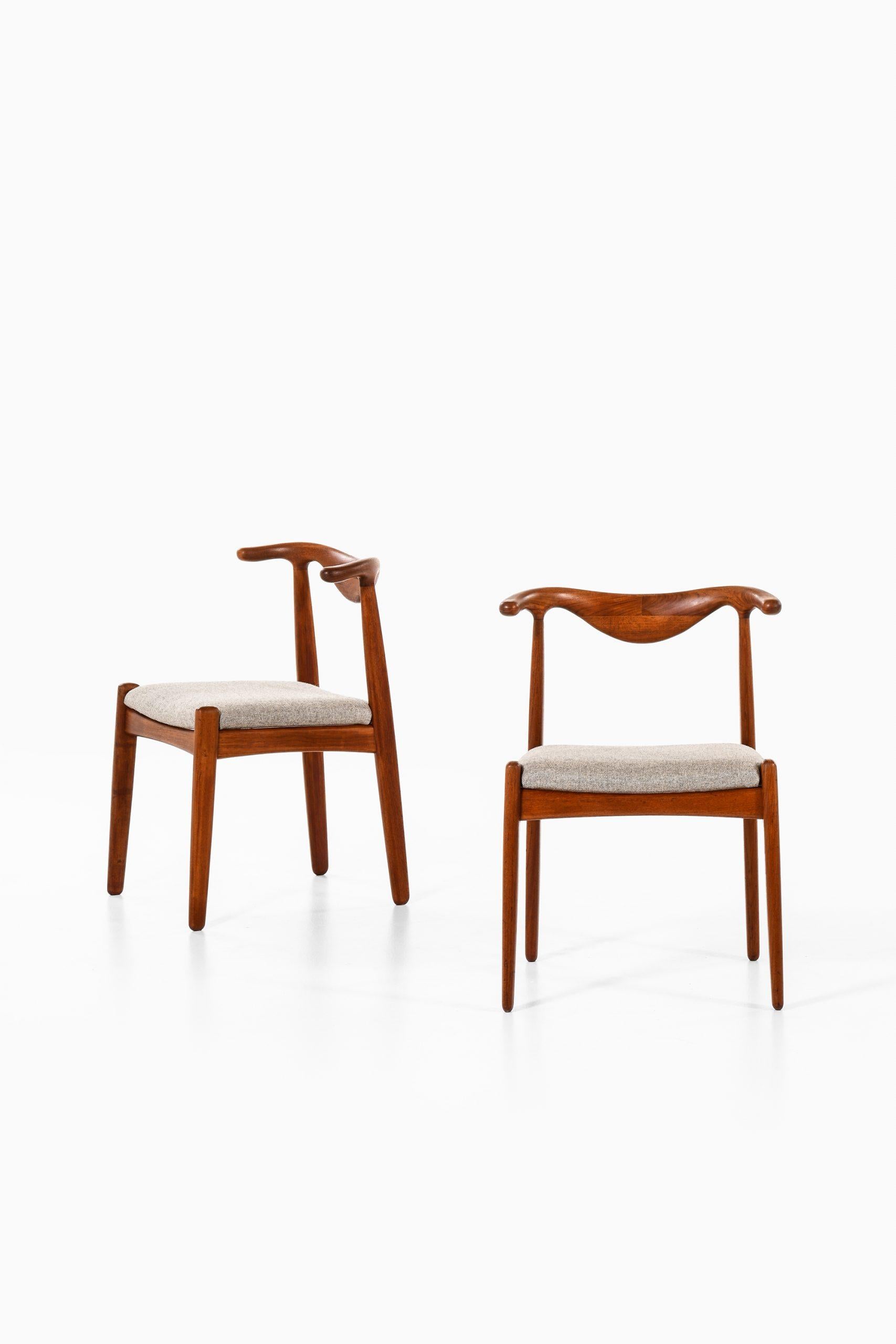 Scandinavian Modern Svend Aage Madsen Dining Chairs Produced by K. Knudsen in Denmark