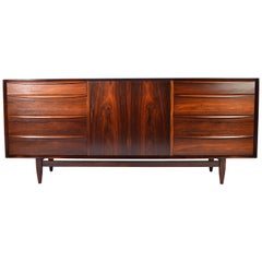 Vintage Svend Aage Madsen for Falster Rosewood Credenza