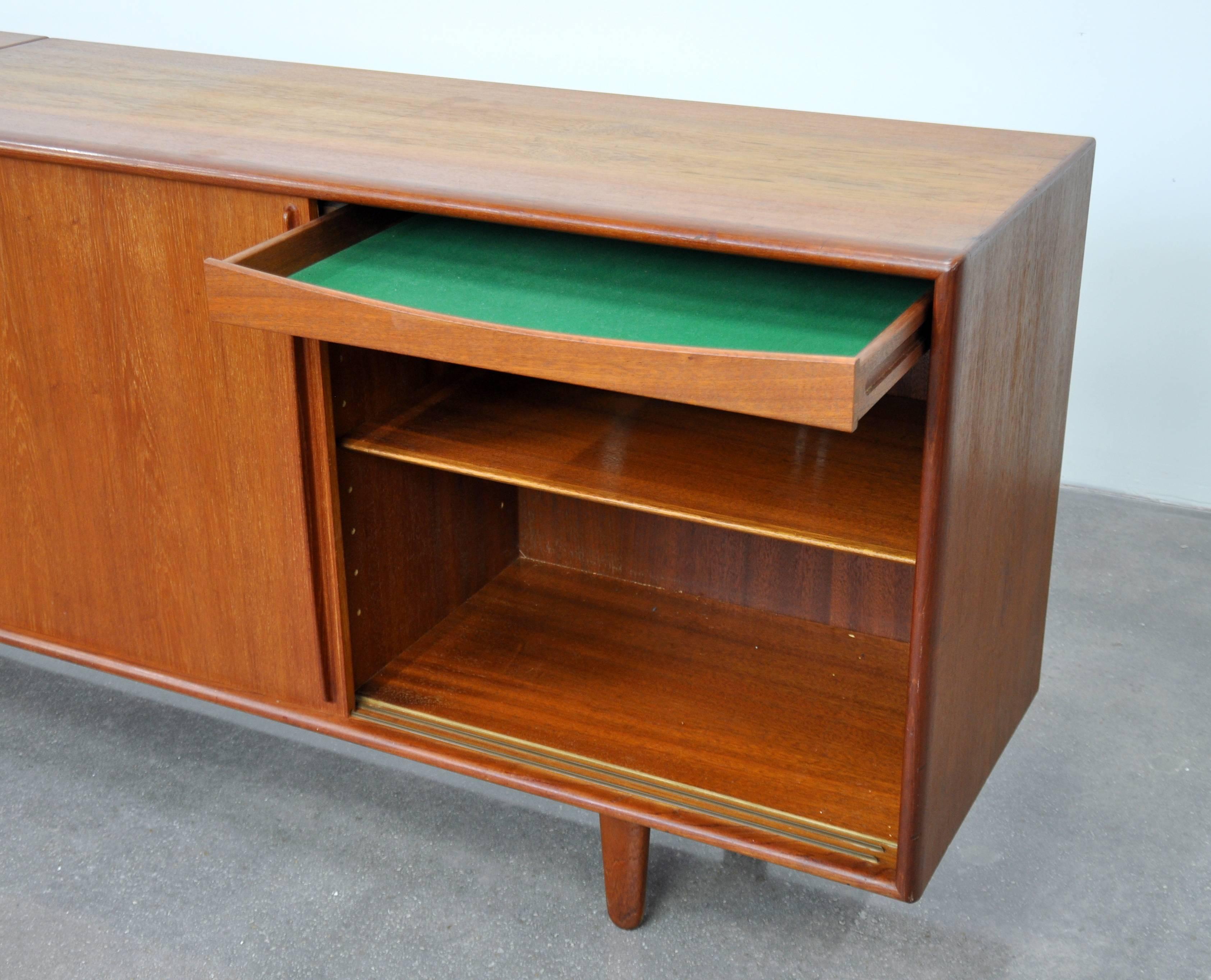 Svend Aage Madsen for Falster Teak Credenza In Good Condition In Miami, FL