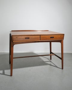 Svend Aage Madsen Model 200 Teak Writing Desk by Sigurd Hansen, 1957