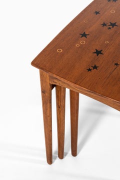 Svend Aage Madsen Nesting Tables Produced by Sigurd Hansen Møbelfabrik