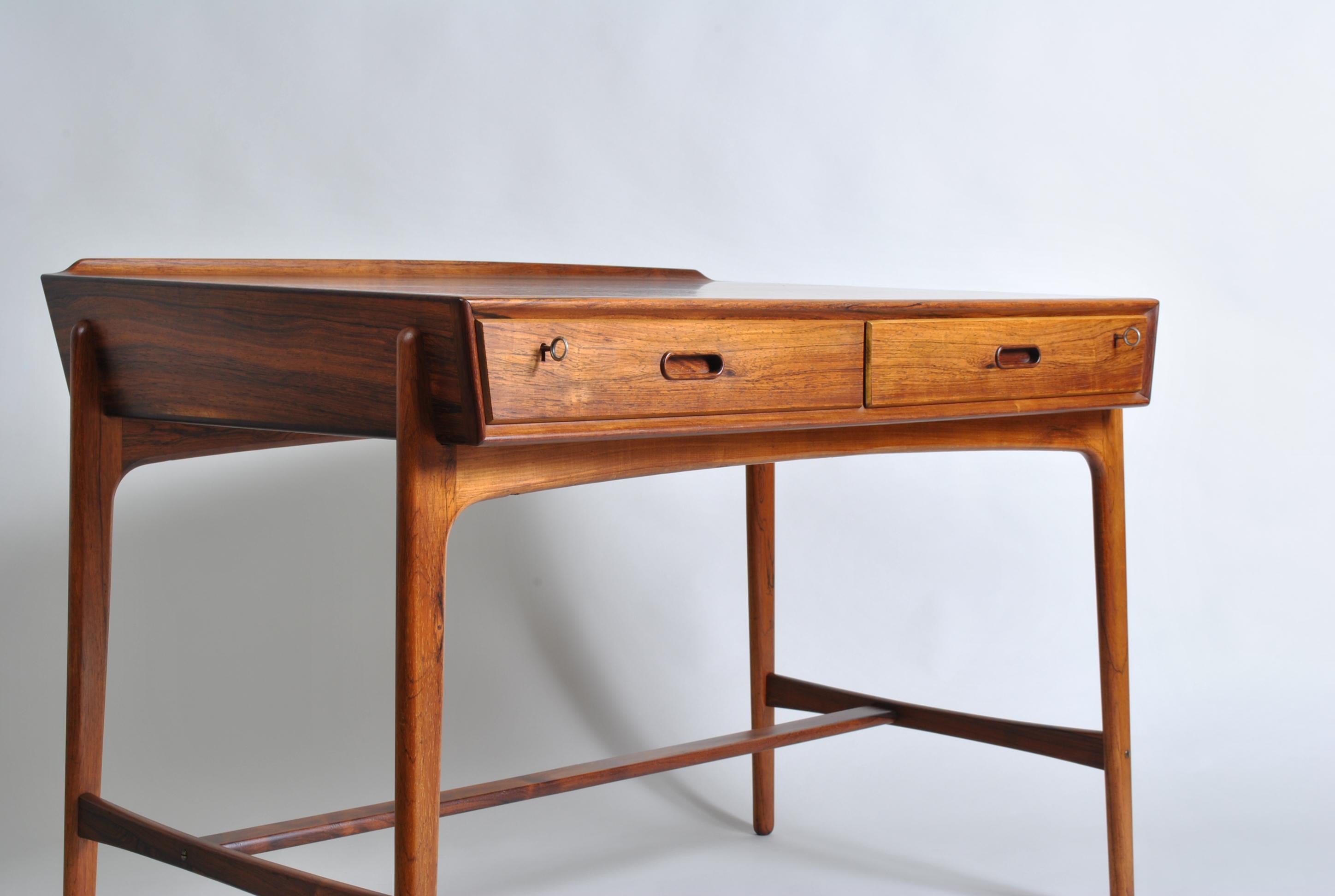 20th Century Svend Aage Madsen Rosewood Desk