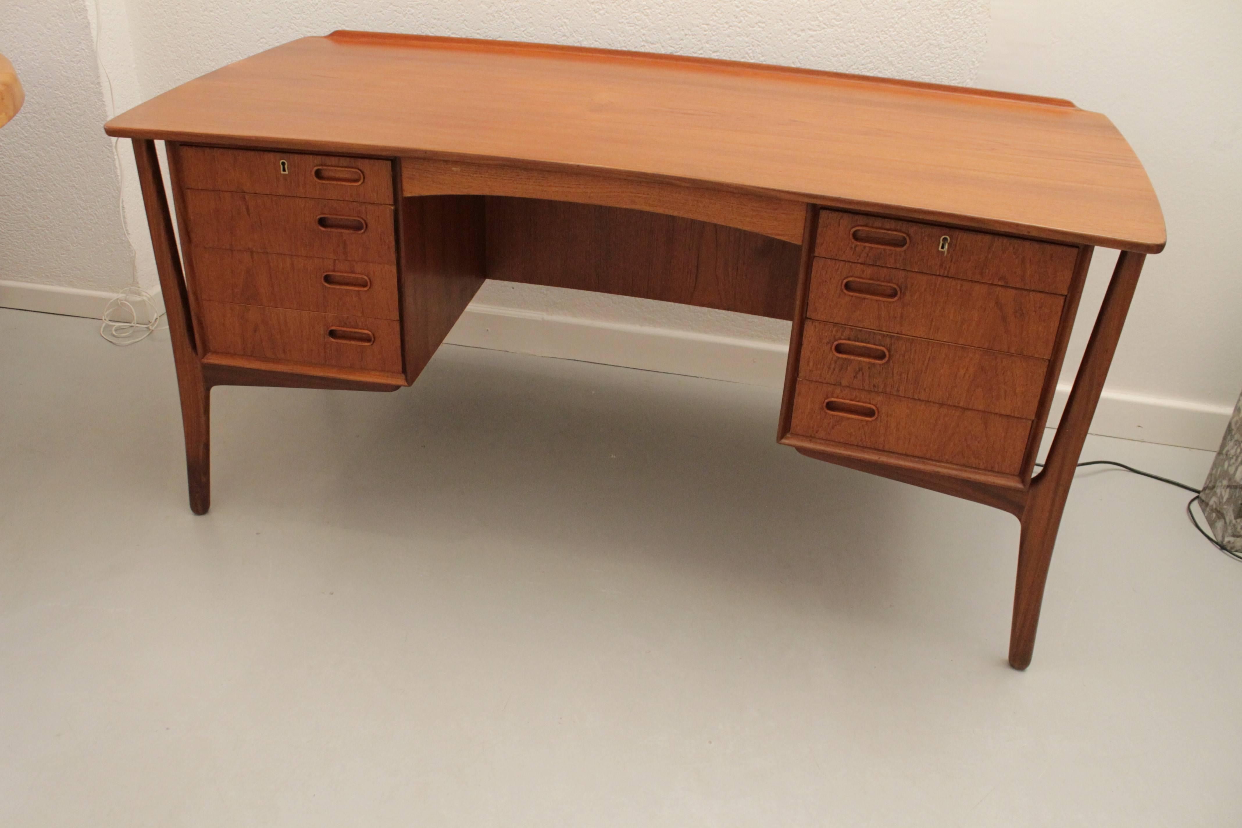 Svend Aage Madsen Teak Desk 1