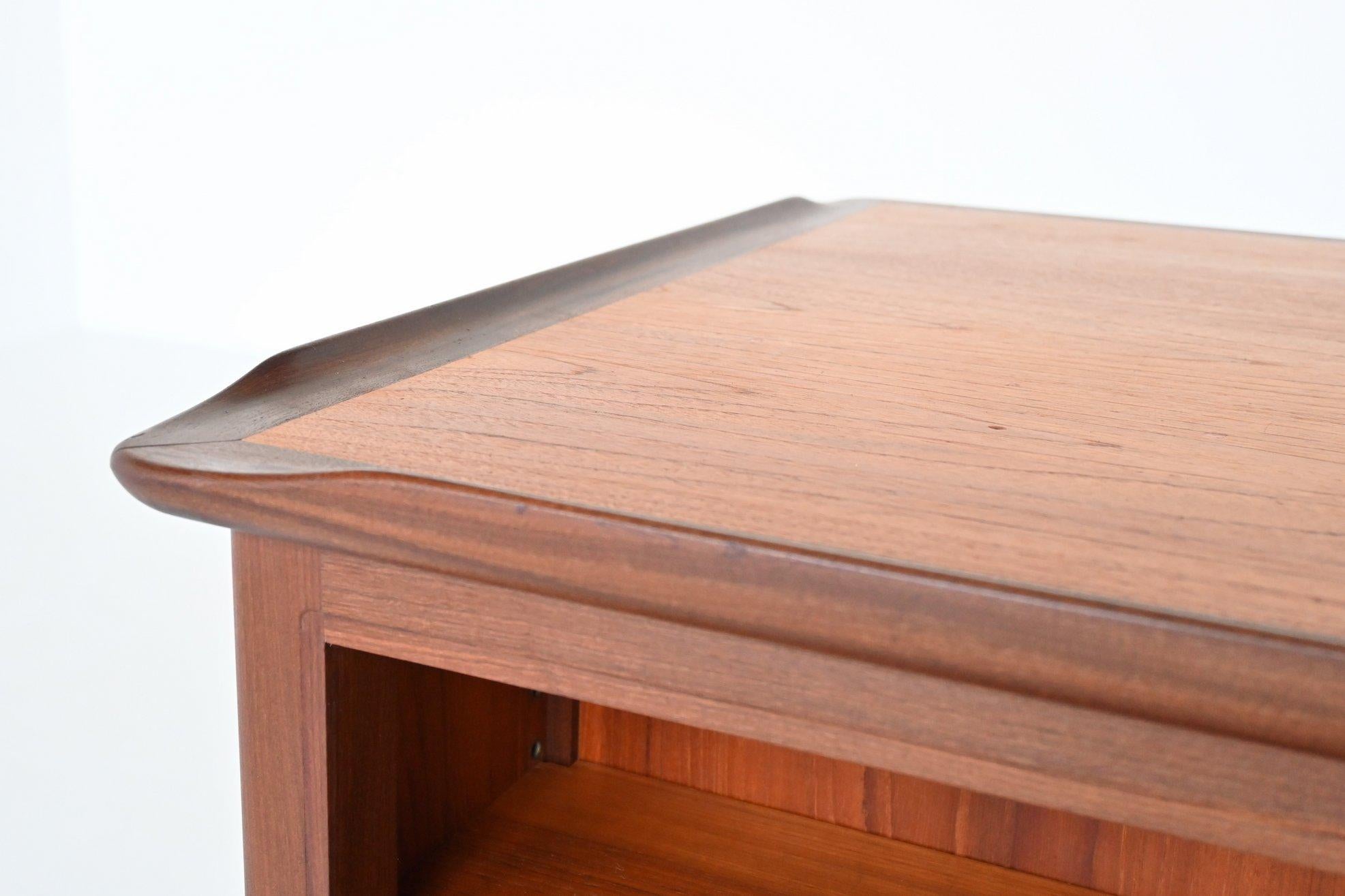 Svend Aage Madsen teak desk HP Hansen Denmark, 1960 3