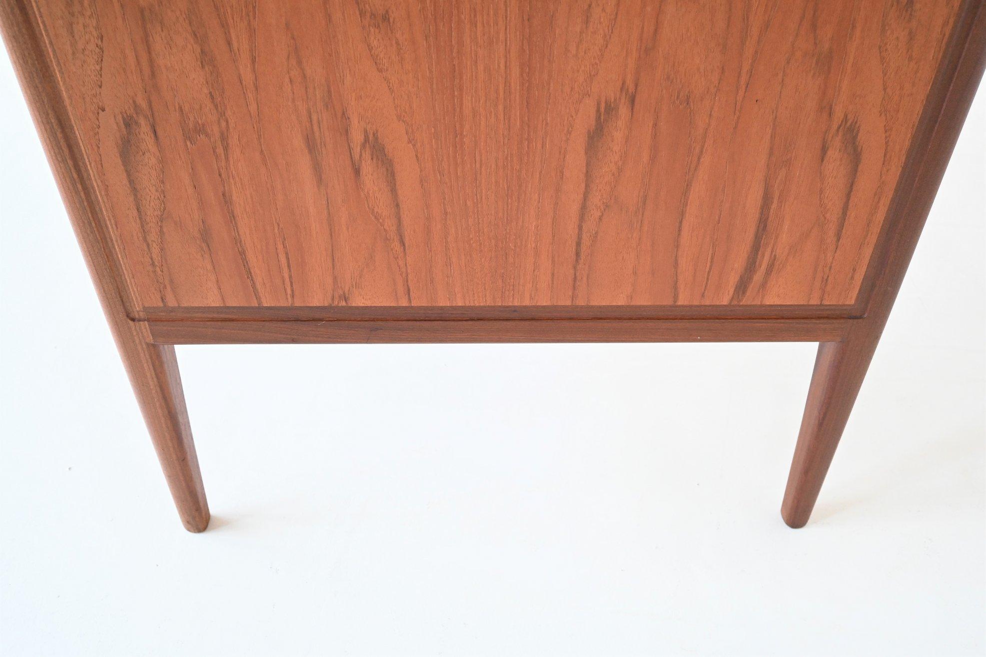 Svend Aage Madsen teak desk HP Hansen Denmark, 1960 5