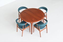 Svend Aage Madsen Teak Dining Table K. Knudsen & Son, Denmark, 1960