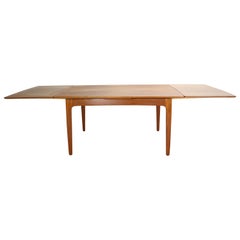 Vintage Svend Aage Madsen Teak Extendable Dinning Table For K. Knudsen, 1960s