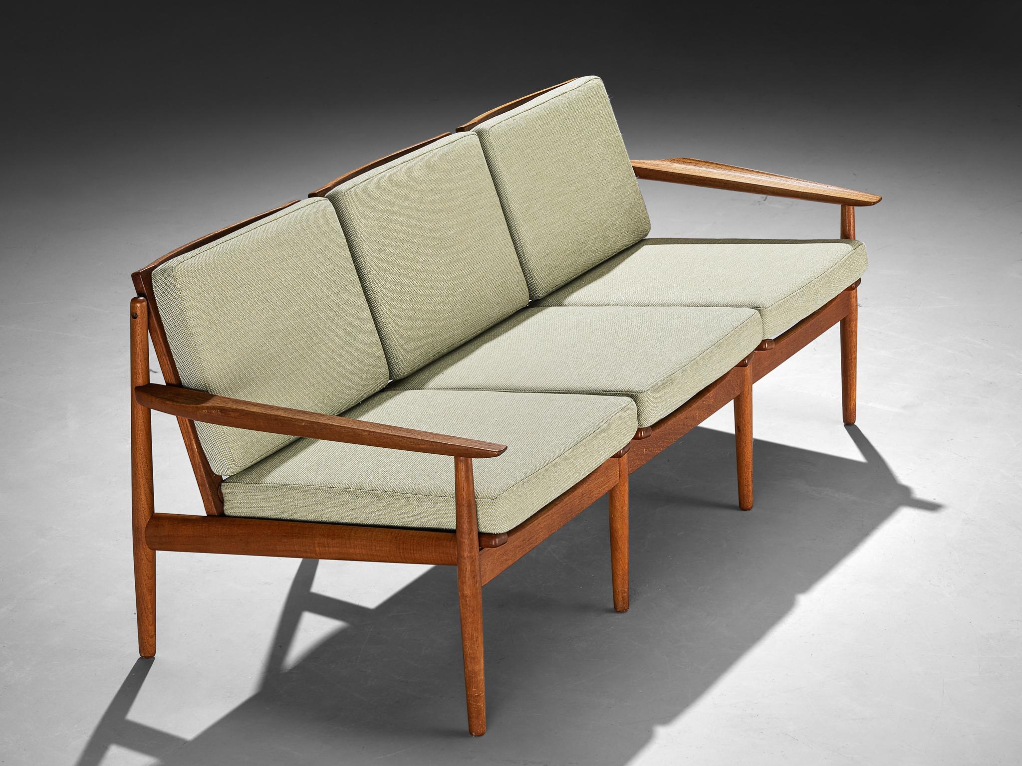 Danish Svend Åge Eriksen for Glostrup Møbelfabrik Three-Seat Sofa in Teak For Sale
