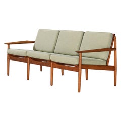 Svend Åge Eriksen for Glostrup Møbelfabrik Three-Seat Sofa in Teak