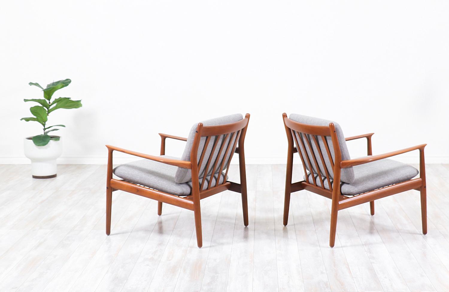 Danish Svend Åge Eriksen Model GM-5 Lounge Chairs for Glostrup Mobelfabrik