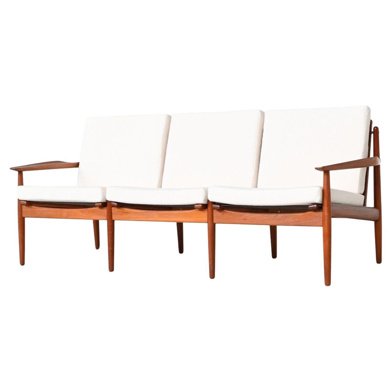Svend Age Eriksen three-seat sofa in teak Glostrup Denmark 1960