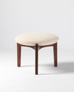 Svend Ellekaer 1950s Rosewood & Fabric Ottoman