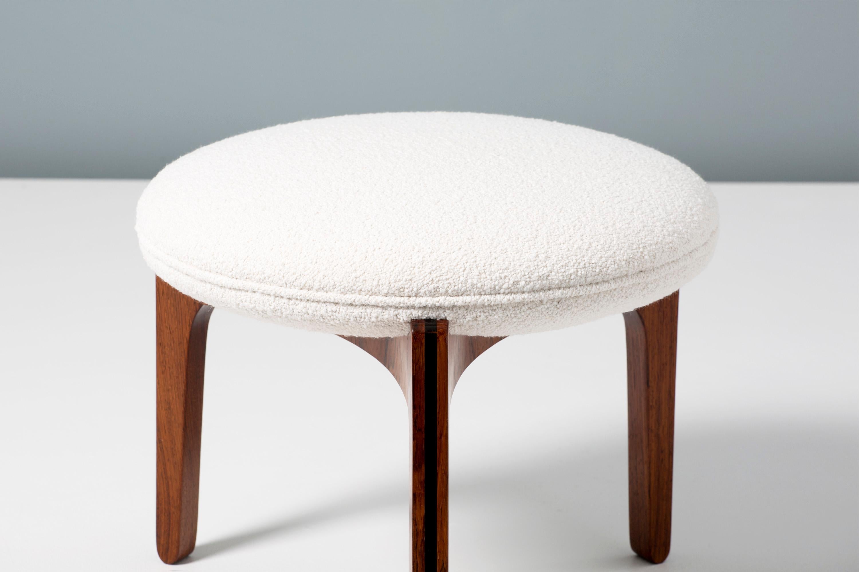Scandinavian Modern Svend Ellekaer 1950s Rosewood Ottoman