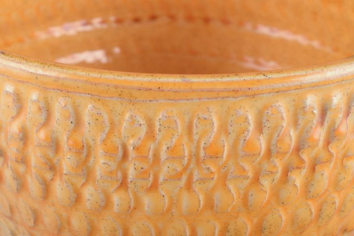 Smaltato Svend Hammershøi (1873-1948) per Kähler, Danimarca. Vaso in ceramica con smalto all'uranio. in vendita