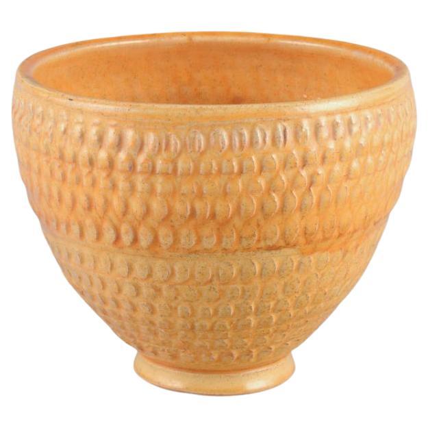 Svend Hammershøi (1873-1948) for Kähler, Denmark. Ceramic vase in uranium glaze.