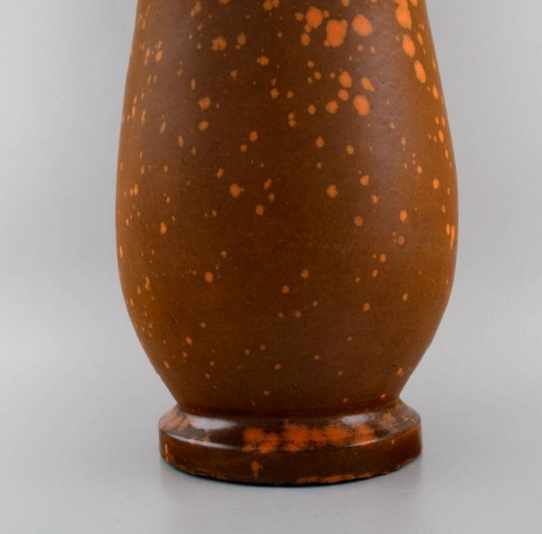 Svend Hammershøi, Kähler, Very Large Floor Vase in Glazed Ceramics In Excellent Condition In Copenhagen, DK