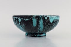 Svend Hammershøi for Kähler, Denmark, Bowl in Glazed Stoneware, 1930s/40s