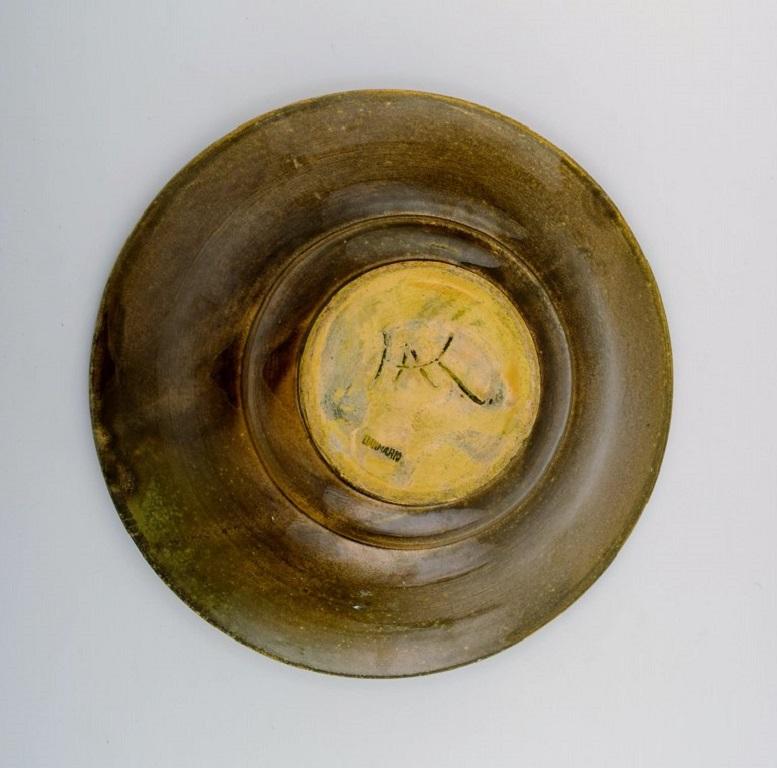 Svend Hammershøi for Kähler, Denmark. Bowl in Glazed Stoneware, 1930s/40s 1